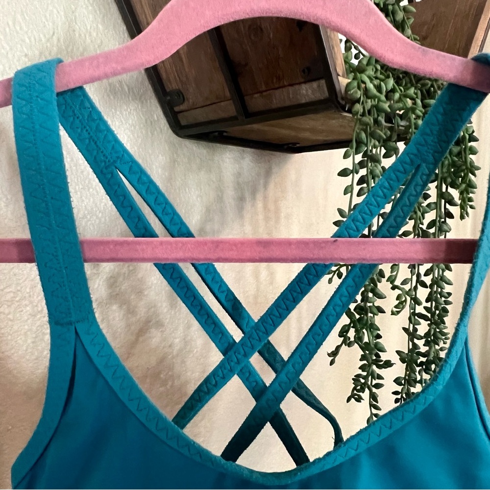VGUC Patagonia Teal Sports Bra Size Small - Picture 14 of 16
